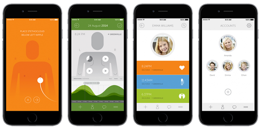 Screenshot of Cliniclould app